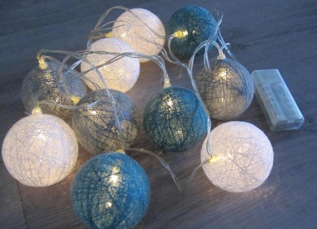 snoer met verlichting 10 lampjes, Ophalen of Verzenden