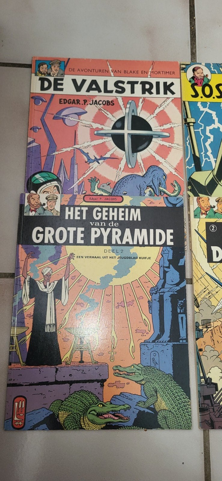 4x Blake & Mortimer stripboeken - zie foto, Meerdere stripboeken, Ophalen, Gelezen, Edgar P. Jacobs