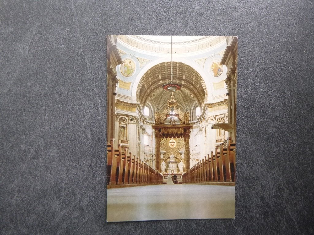 Oudenbosch, interieur Basiliek 1981, Verzenden, 1980 tot heden, Ongelopen, Noord-Brabant