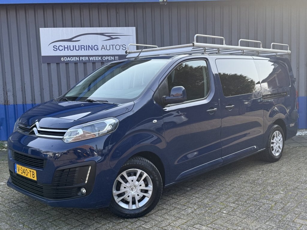 Citroën Jumpy 2.0 BlueHDI120 Dubbele Cabine (bj 2018), Auto's, Gebruikt, Euro 6, 4 cilinders, Citroën