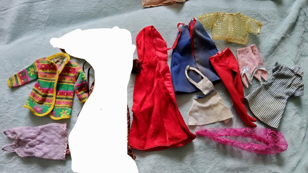 Vintage Barbie Mattel Fashion Avenue Benetton zuster outfit, Ophalen of Verzenden, Zo goed als nieuw, Fashion Doll
