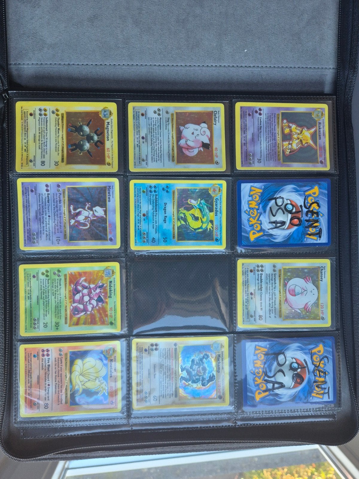 Pokemon Base Set Shadowless Set bijna compleet, Ophalen of Verzenden, Zo goed als nieuw, Meerdere kaarten, Foil