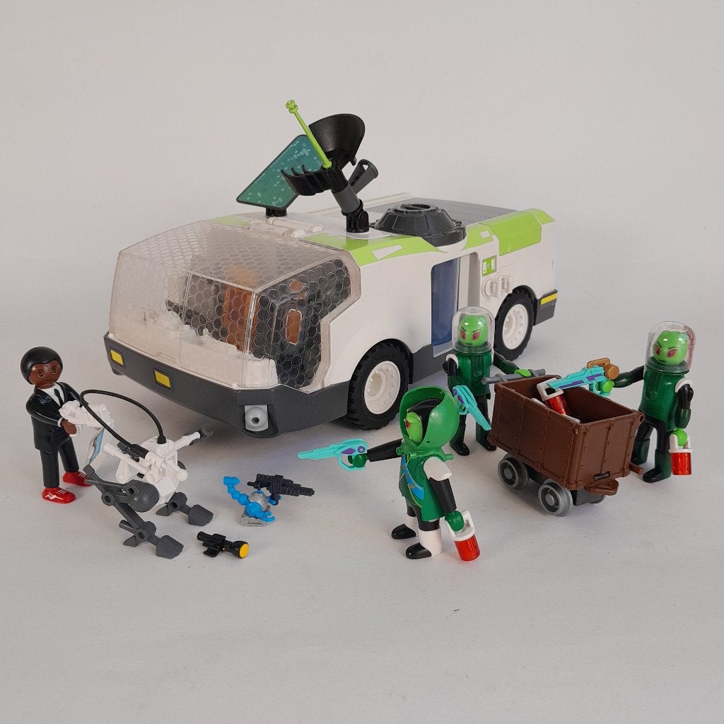 Playmobil Super 4 Kameleon met Gene en 3 Sykronians aliens, Ophalen of Verzenden, Gebruikt