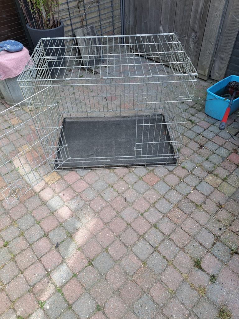 Hondenbench, Ophalen of Verzenden, Gebruikt, 75 tot 110 cm, Minder dan 65 cm