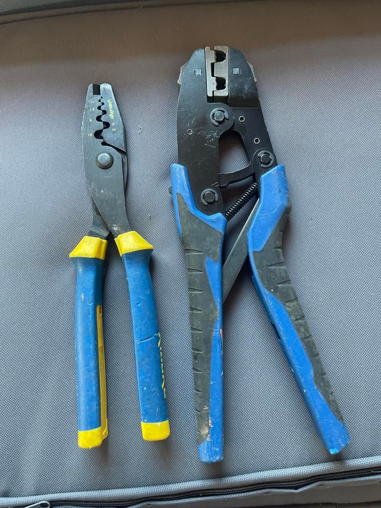 Klauke K3 adereindhuls tangen, Doe-het-zelf en Verbouw, Gereedschap | Handgereedschap, Ophalen of Verzenden, Gebruikt