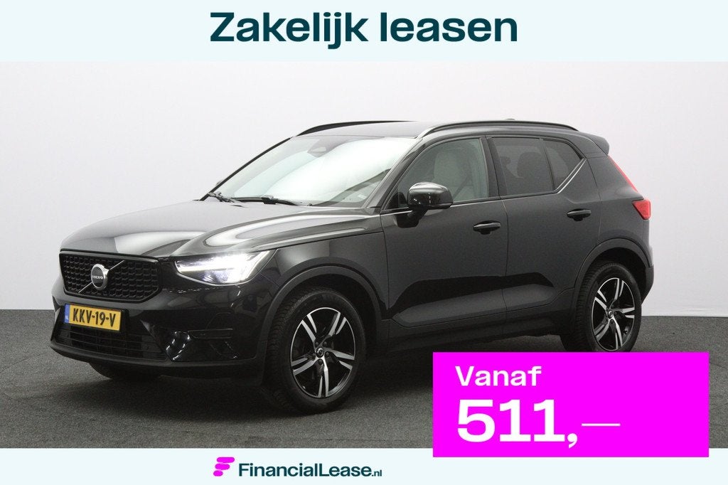 Volvo XC40 2.0 B3 164 PK Plus Dark, Harman/Kardon, Leder, Tr, 12 maanden, Gebruikt, 4 cilinders, Zwart