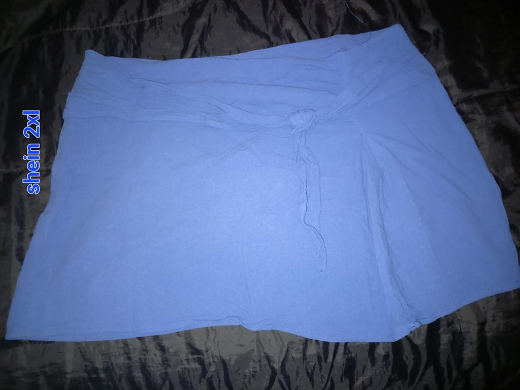 Shein 2XL Blauw Mini Rokje, Kleding | Dames, Rokken, Blauw, Maat 46/48 (XL) of groter, Ophalen of Verzenden, Zo goed als nieuw