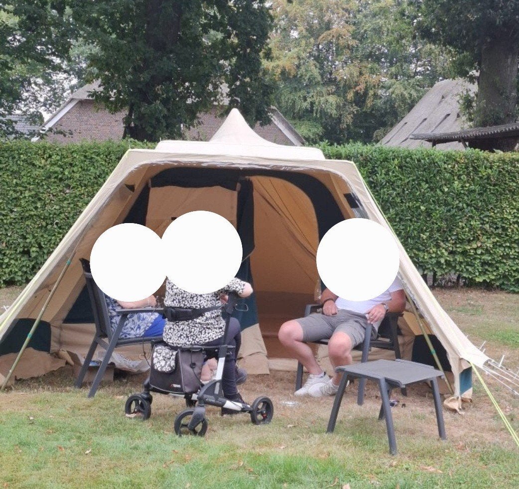 Ruime 4 persoons tent, Ophalen, Gebruikt, Tot en met 4