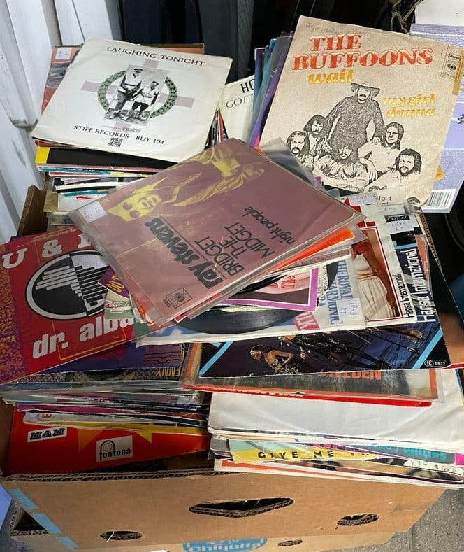 Ruim 1000 singles voornamelijk engelstalig, Ophalen of Verzenden, Zo goed als nieuw, Pop