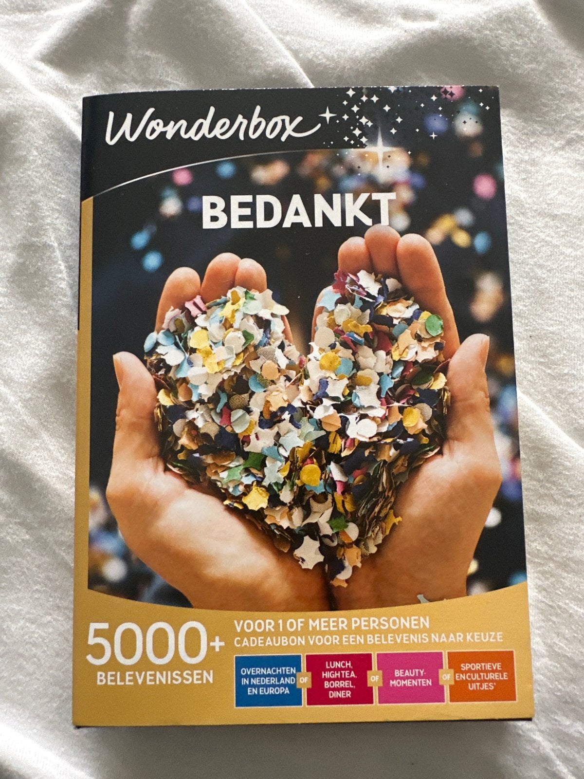 Wonderbox vrije keuze ter waarde van €220,00, Twee personen, Cadeaubon, Overige typen