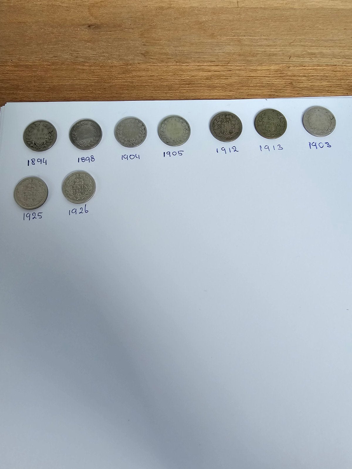 Koningin Wilhelmina 25 cent, Postzegels en Munten, Munten | Nederland, Verzenden, Koningin Wilhelmina, 25 cent