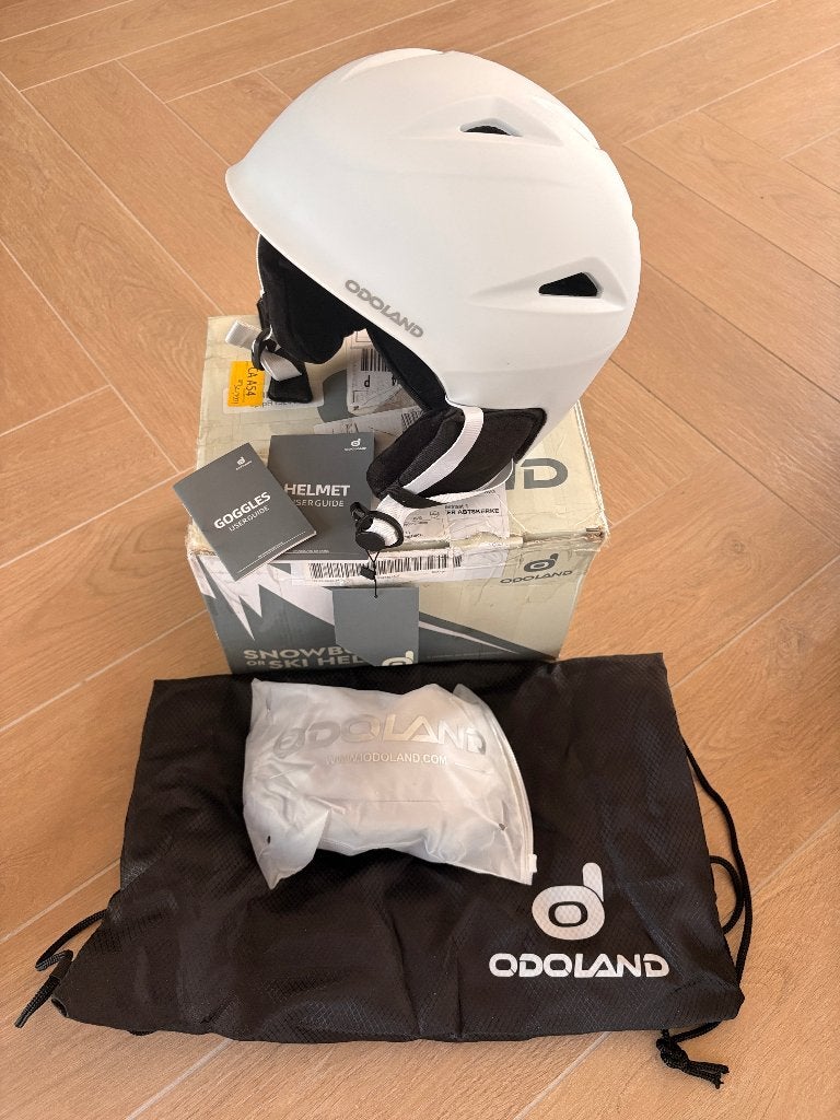 Odoland Skihelm en Skibril Set - Nieuw - Maat 54-56 cm, Overige merken, Overige typen, Nieuw, Ophalen of Verzenden