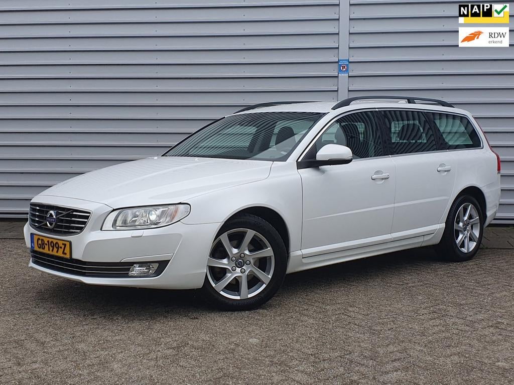 Volvo V70 1.6 T4 Nordic+ Clima/Cruise/NAVI/LM17", Voorwielaandrijving, Stof, Gebruikt, Zwart