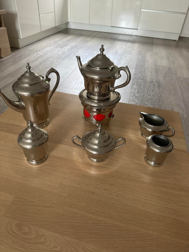 Vintage Daalderop theeservies - 6-delig, Antiek en Kunst, Ophalen