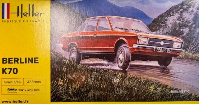 Coelianmodels, Heller, 80176, VW Berline K70, 1/43, €11,99, Hobby en Vrije tijd, Overige merken, Auto, Groter dan 1:32, Nieuw