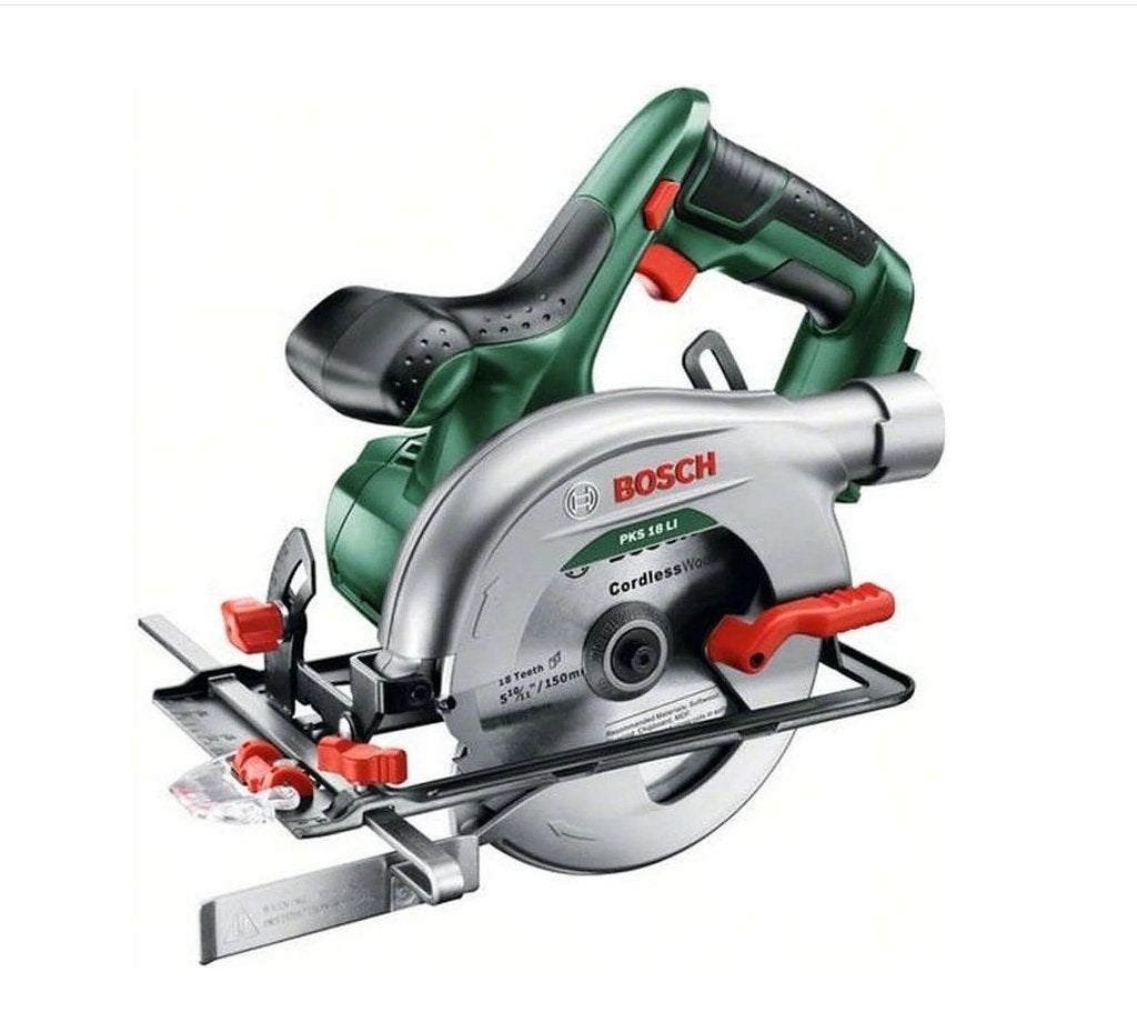 Bosch PKS 18 LI Cirkelzaag - ZIEN - Perfecte staat, Ophalen of Verzenden, Zo goed als nieuw, Zaag, Bosch