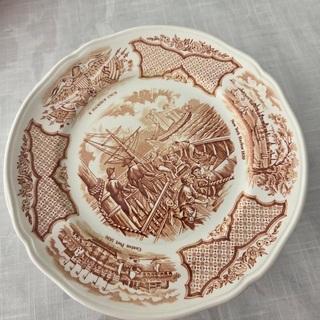 12 Fair Winds Alfred Meakin Staffordshire Engeland borden, Ophalen of Verzenden