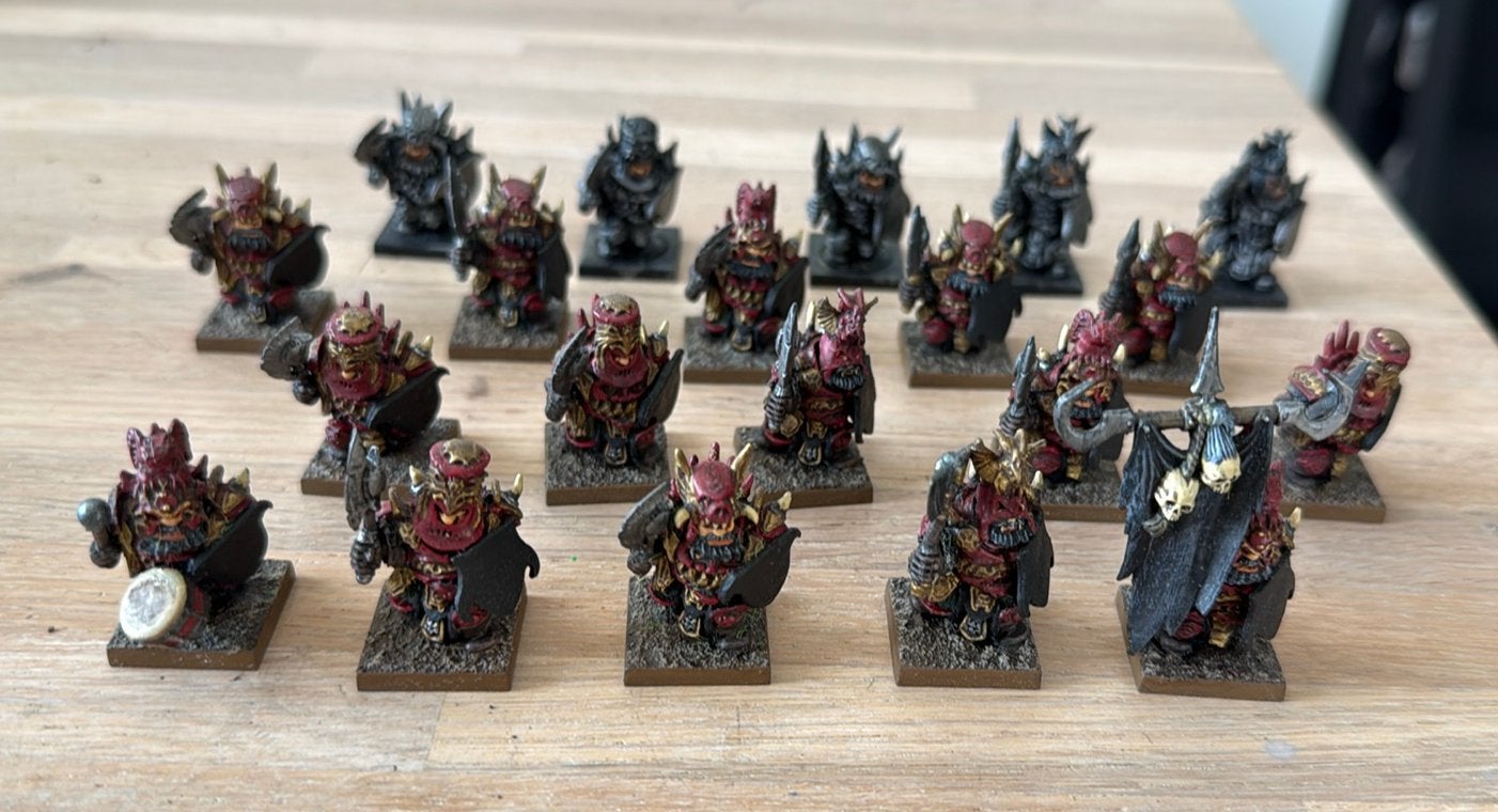 20x chaos dwarf, Ophalen of Verzenden, Zo goed als nieuw, Warhammer