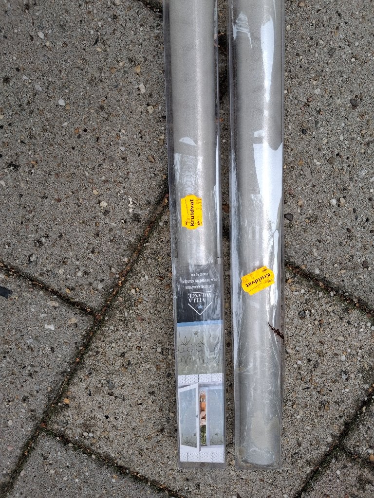 Statische raamfolie, Ophalen, Nieuw, Minder dan 80 cm, Gevelraam of Ruit