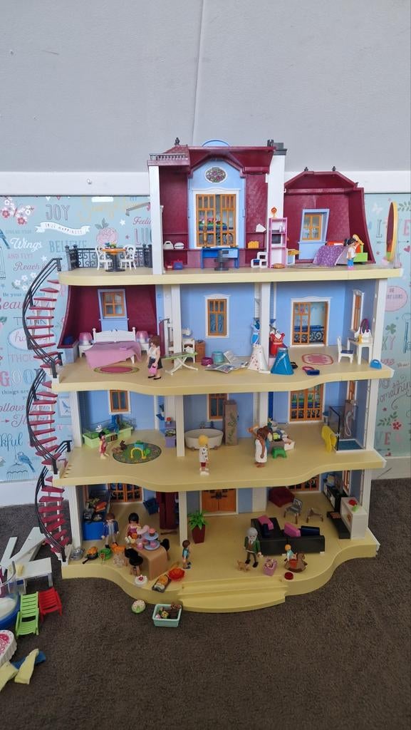 Playmobil Groot Herenhuis Poppenhuis 70205, Ophalen of Verzenden, Zo goed als nieuw, Complete set