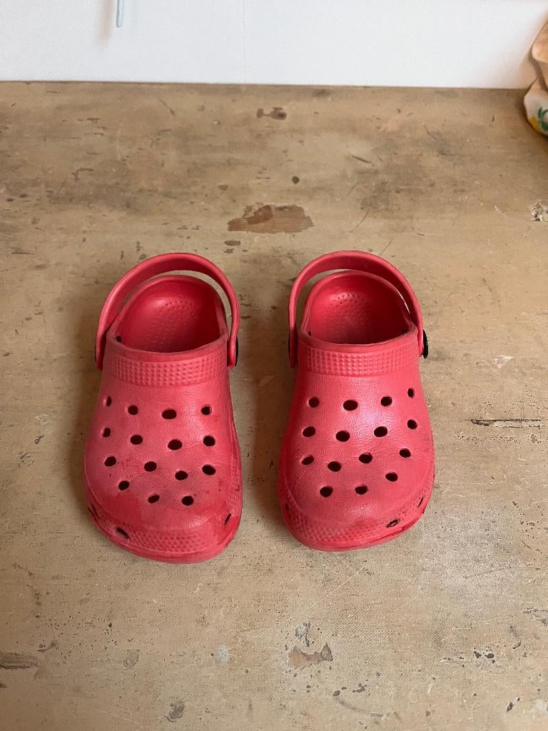 Crocs maat 23 - rood roze, Crocs, Jongetje of Meisje, Overige typen, Ophalen of Verzenden