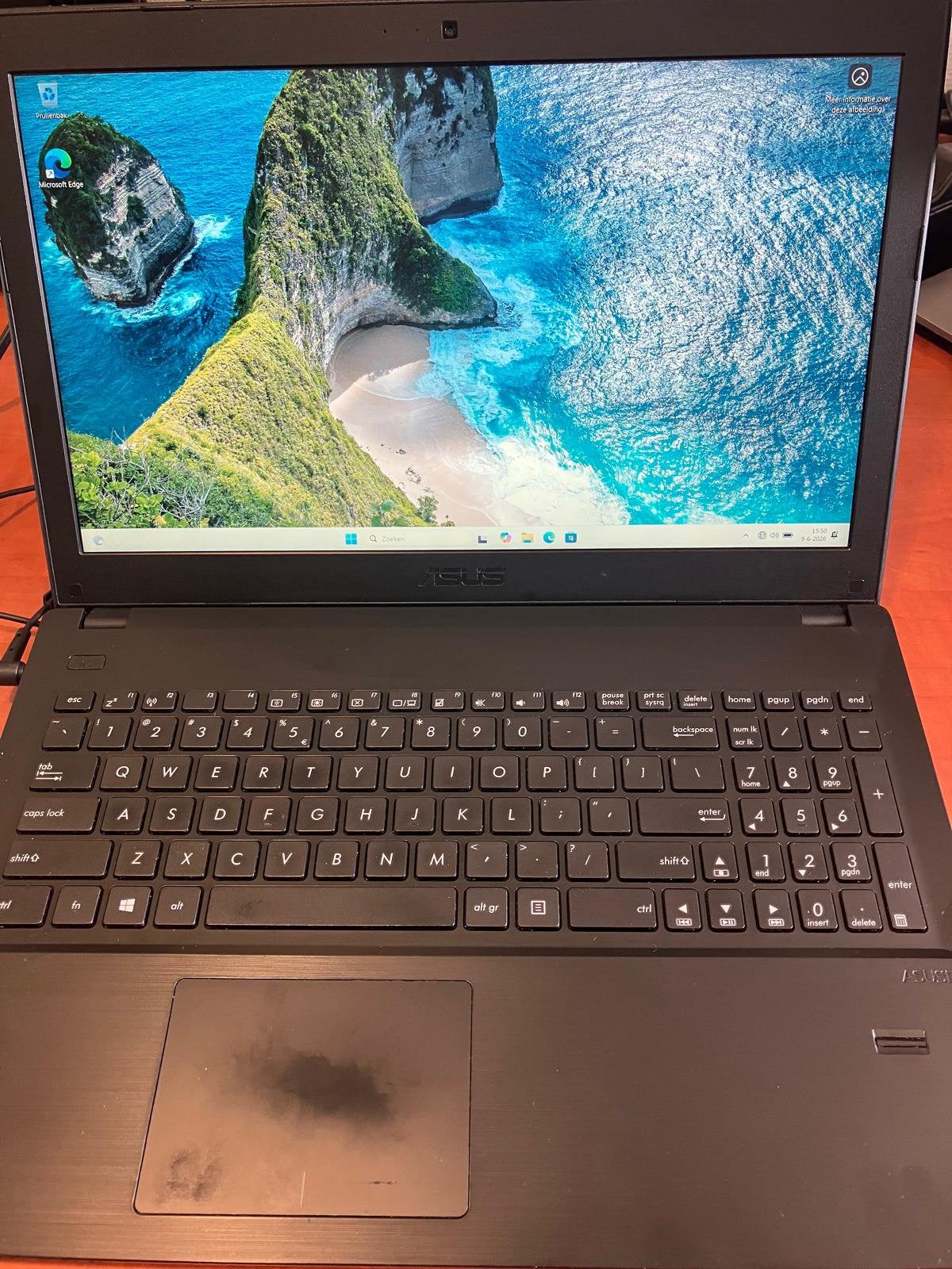 Asus P2520LA, Computers en Software, Windows Laptops, Gebruikt, 15 inch, 2 tot 3 Ghz, 8 GB, Qwerty, Ophalen