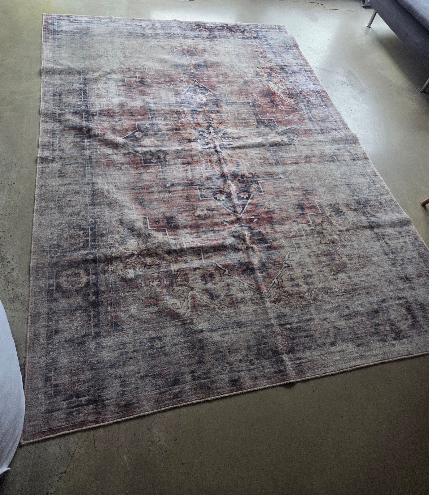 Vloerkleed Medaillon Terra - Sleetse kleuren, 160x230 cm, Gebruikt, 150 tot 200 cm, 200 cm of meer, Ophalen of Verzenden