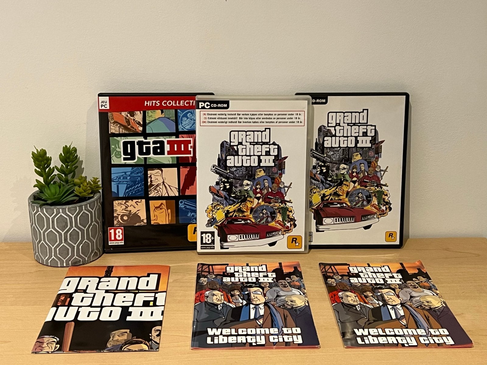 Grand Theft Auto III PC CD-ROM Hits Collectie, Avontuur en Actie, Gebruikt, Vanaf 18 jaar, Verzenden