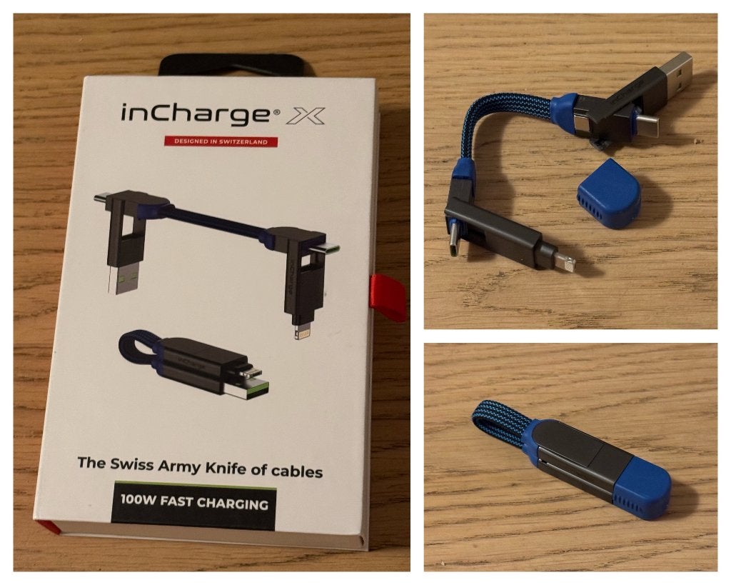 Rolling Square inCharge X 6-in-1 oplaadkabel, Telecommunicatie, Ophalen of Verzenden, Zo goed als nieuw, Oplaadkabel, Universeel