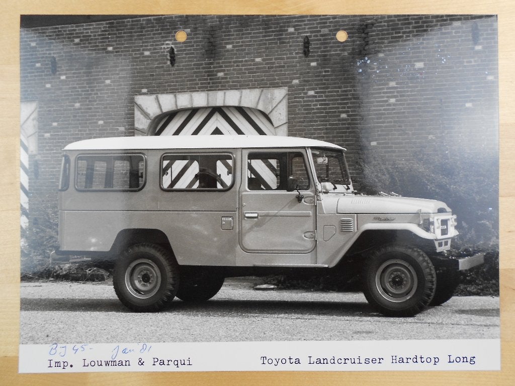 Toyota LandCruiser Hardtop BJ45 Persfoto 1981 FJ BJ, Toyota, Ophalen of Verzenden, Zo goed als nieuw, Toyota