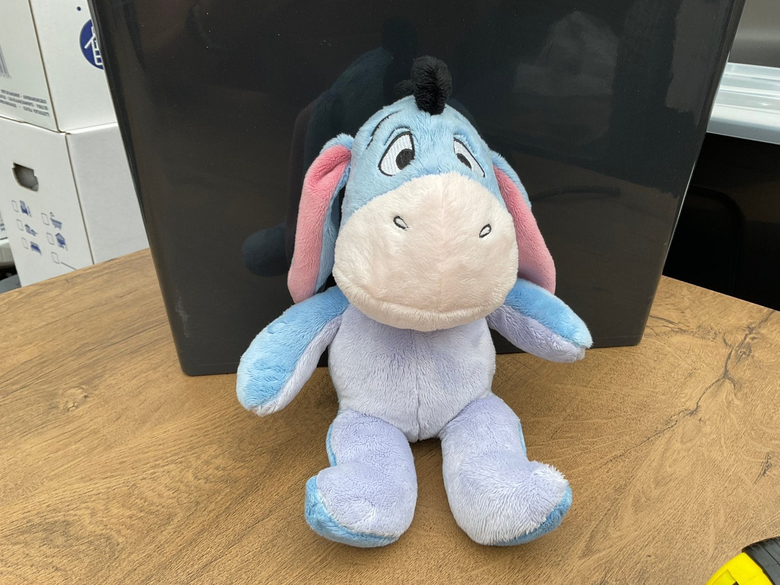 Nieuwe Disney Eeyore of Ieoor knuffel 25cm, Ophalen, Winnie de Poeh of vrienden, Nieuw, Knuffel