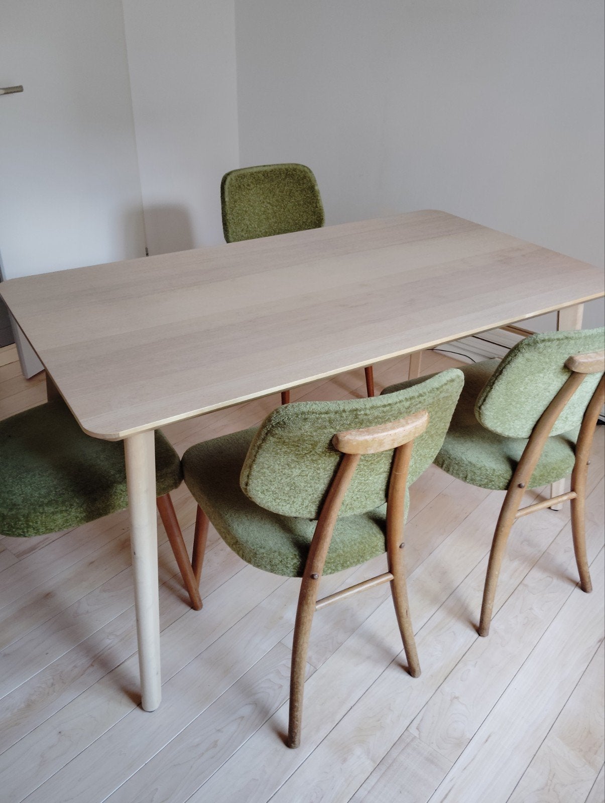Lisboa Ikea tafel, 160 x78, Ophalen, 50 tot 100 cm, 150 tot 200 cm, Vier personen