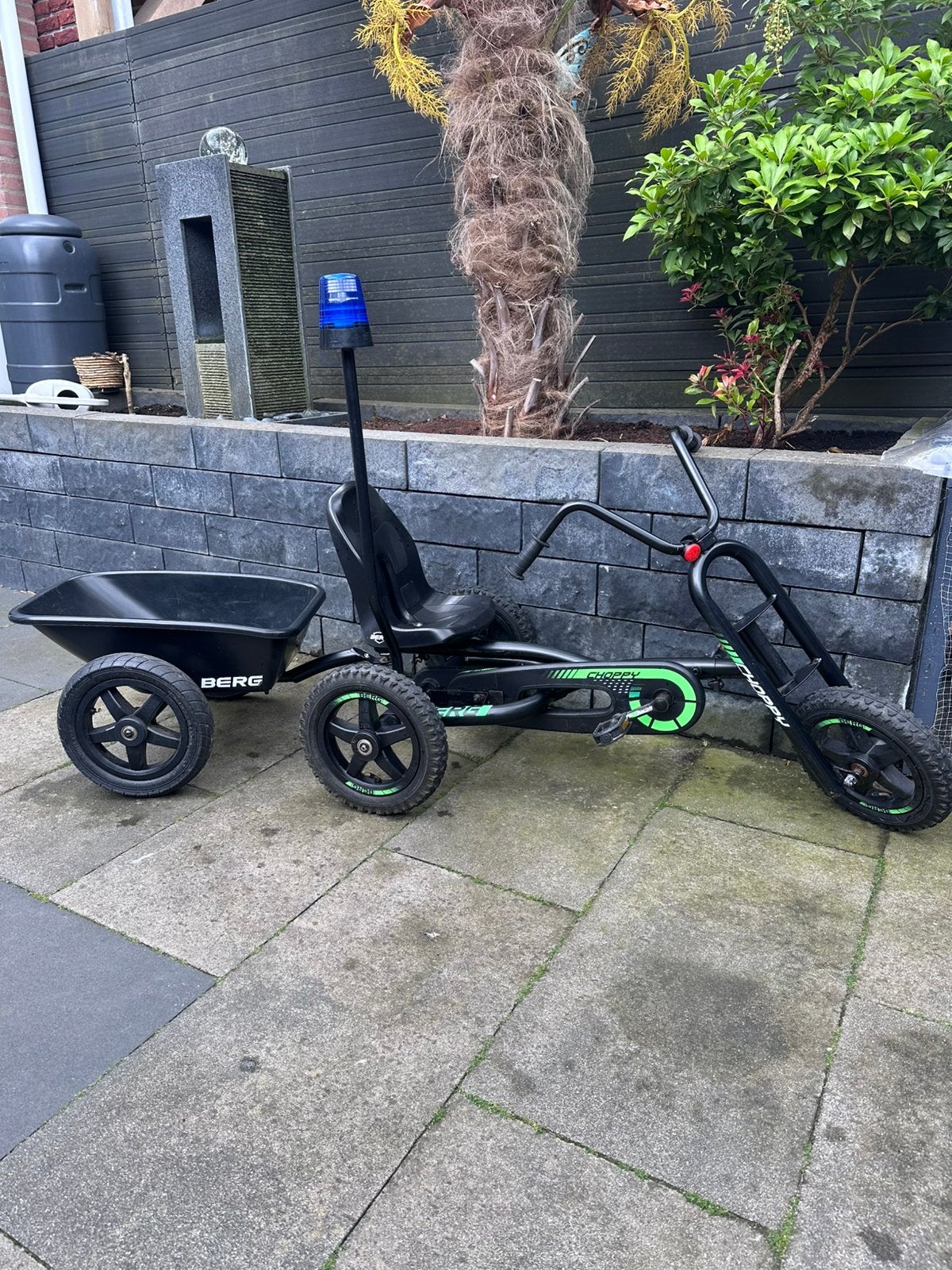 Berg skelter choppy met trailer en lamp, Kinderen en Baby's, Speelgoed | Buiten | Skelters, Ophalen, Gebruikt, Berg