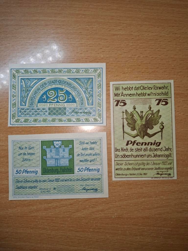 Duits Notgeld Oldenburg Noodgeld, Ophalen of Verzenden, Duitsland