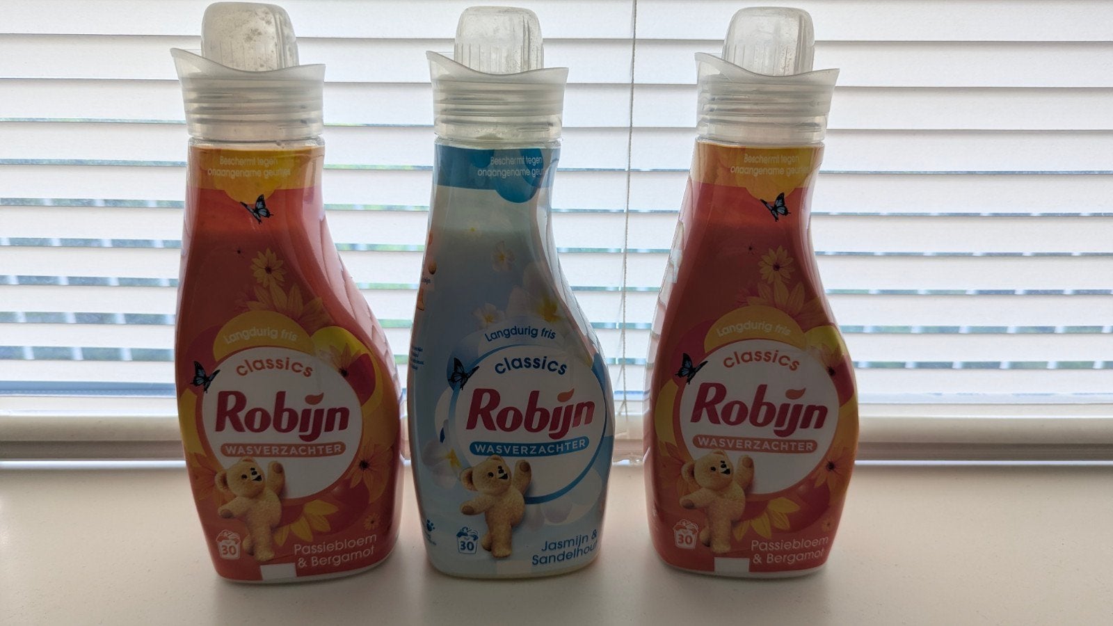 Te koop: 3x robijn wasverzachter nieuw, Ophalen