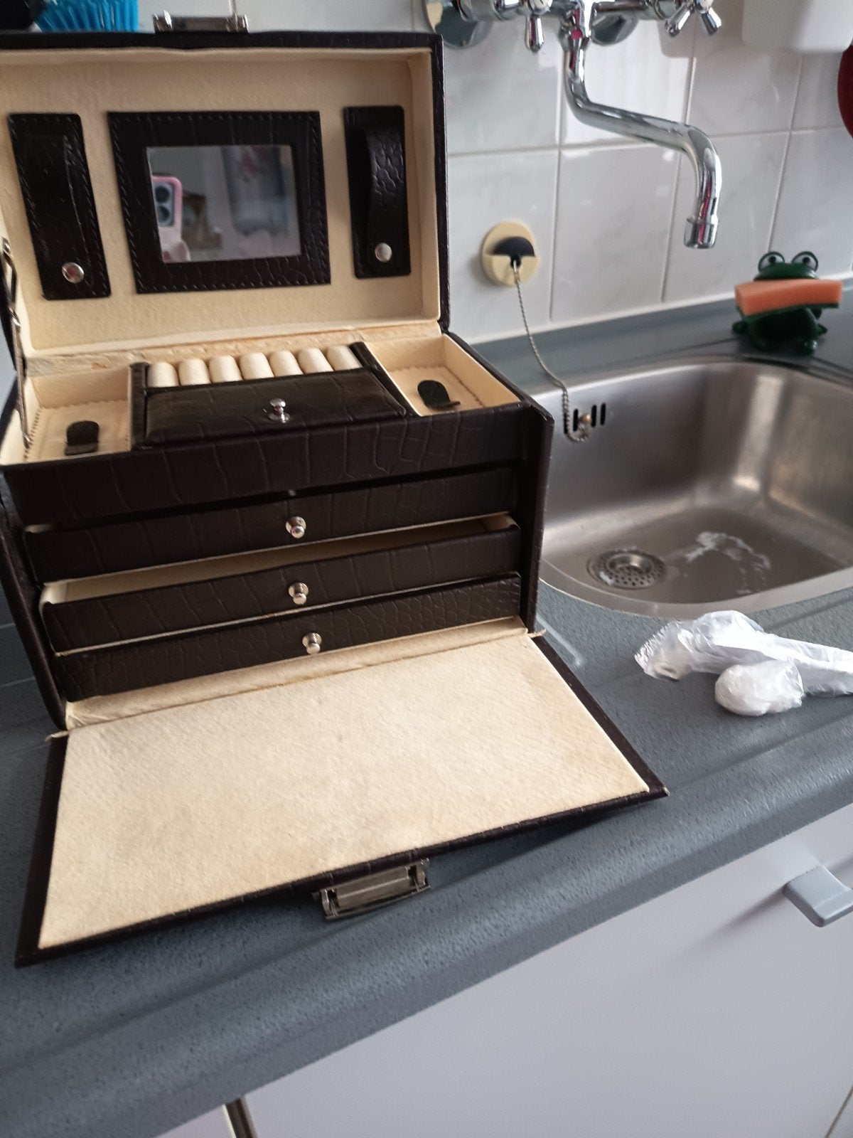 beauty case, Ophalen