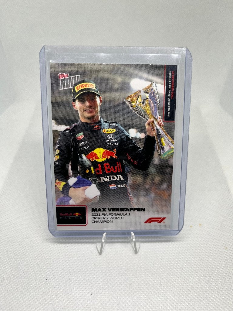 Max Verstappen 2021 Topps Now F1 #80 Championship, Verzenden, Zo goed als nieuw, Formule 1