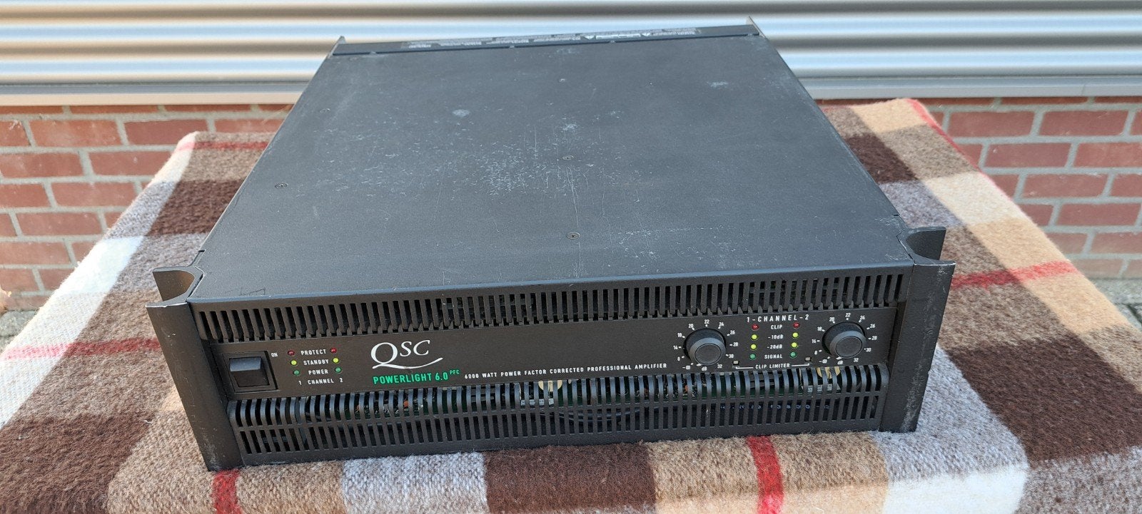 QSC PL6.0 Versterker 2x 3000W - Geüpdatet Voeding, Ophalen