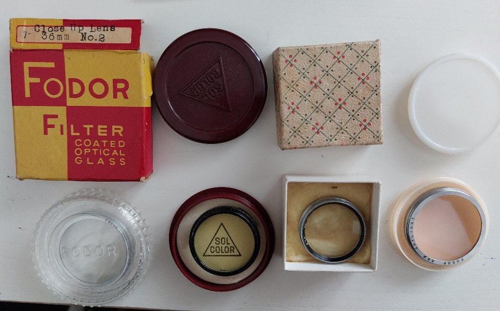 Vintage fotolenzen o.a. Fodor, Ophalen of Verzenden, Gebruikt