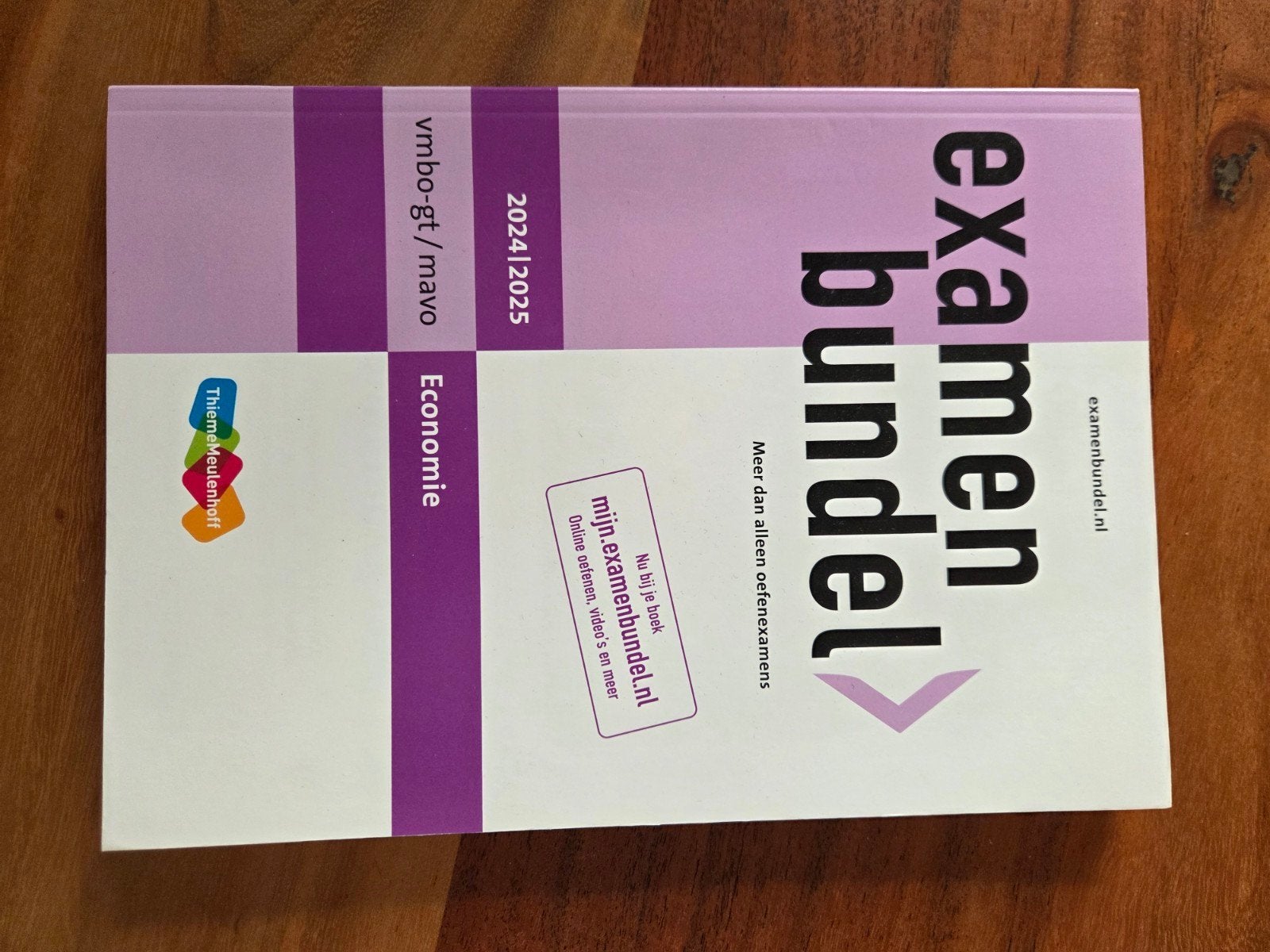 Examenbundel Economie VMBO-GT/MAVO 2024/2025, Boeken, Schoolboeken, Ophalen of Verzenden, Zo goed als nieuw, VMBO, Economie