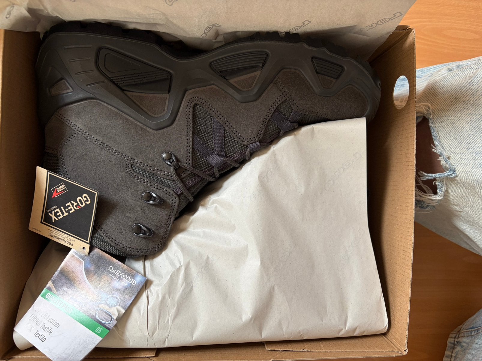 🔥 LOWA ZEPHYR MID GTX WOLF - MAAT 47 EUR - SPLINTERNIEUW 🔥, Ophalen, Zo goed als nieuw, Schoenen