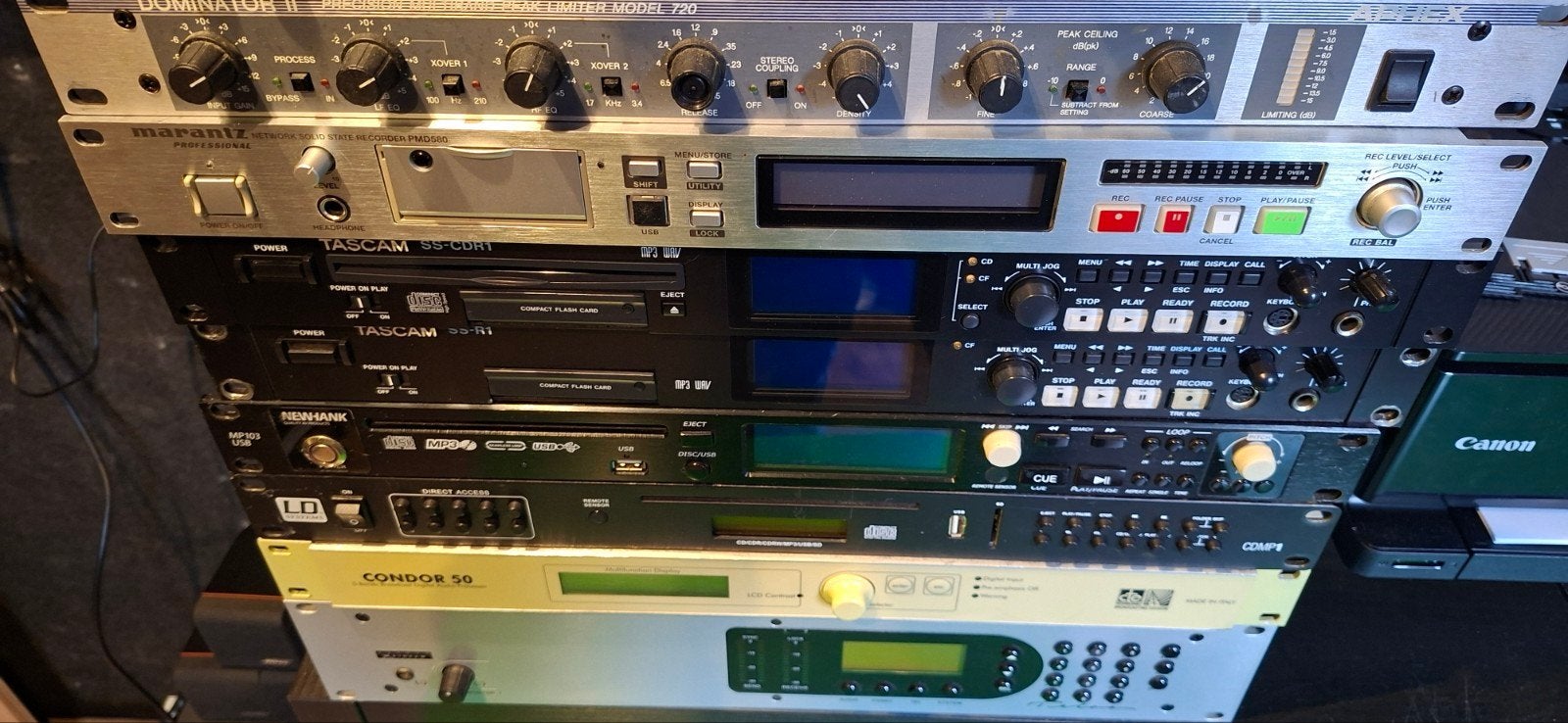 Professionele Audio Apparatuur Rack - Diverse Units, Audio, Tv en Foto, Ophalen of Verzenden, Gebruikt, Audio