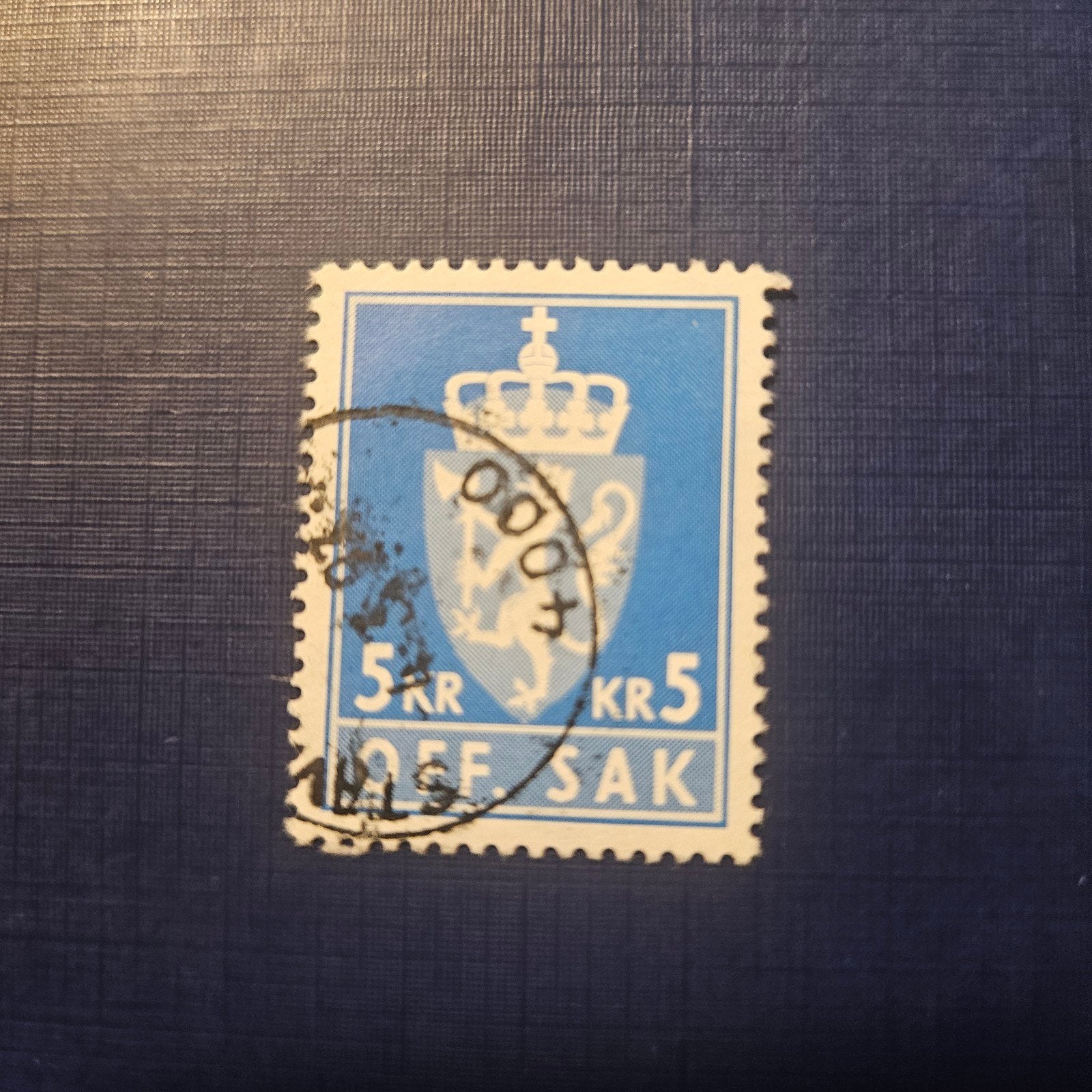 Noorwegen dienst nr 104, Postzegels en Munten, Postzegels | Europa | Scandinavië, Ophalen of Verzenden, Noorwegen, Gestempeld