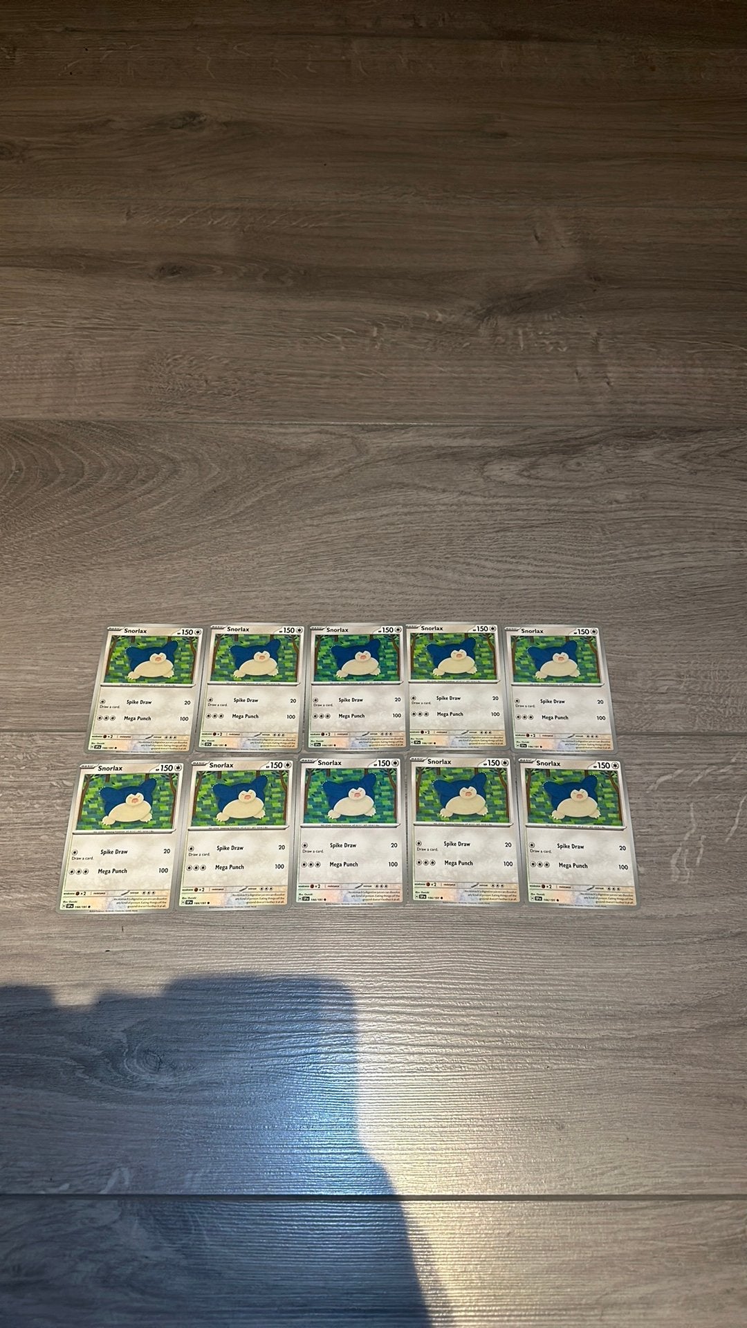 10x Snorlax - Pokemon Kaart, Ophalen of Verzenden