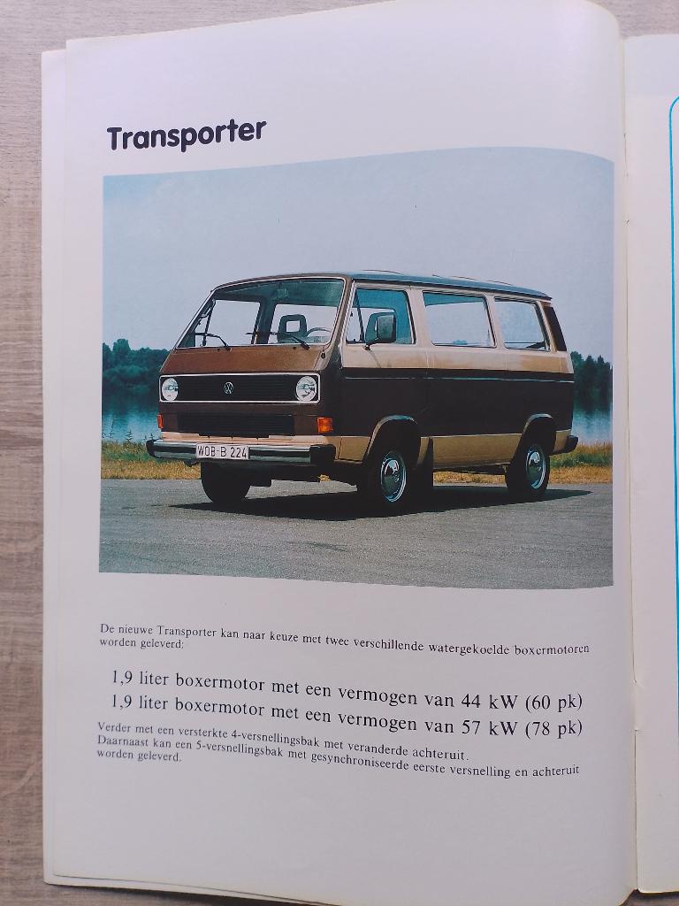 Dealer boek Vw Transporter Caravelle T3 1.9 Boxermotor, Ophalen of Verzenden, Gelezen, Volkswagen
