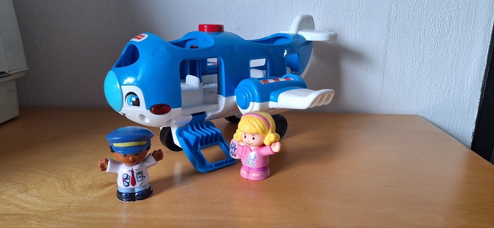 Fisher Price Little People Samen op Reis Vliegtuig, Ophalen of Verzenden, Gebruikt, Auto of Voertuig, Met licht