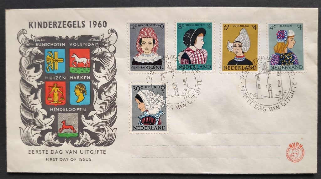 Eerstedagenvelop E46 (Kind 1960) - onbeschreven, Postzegels en Munten, Postzegels | Eerstedagenveloppen, Verzenden, Onbeschreven