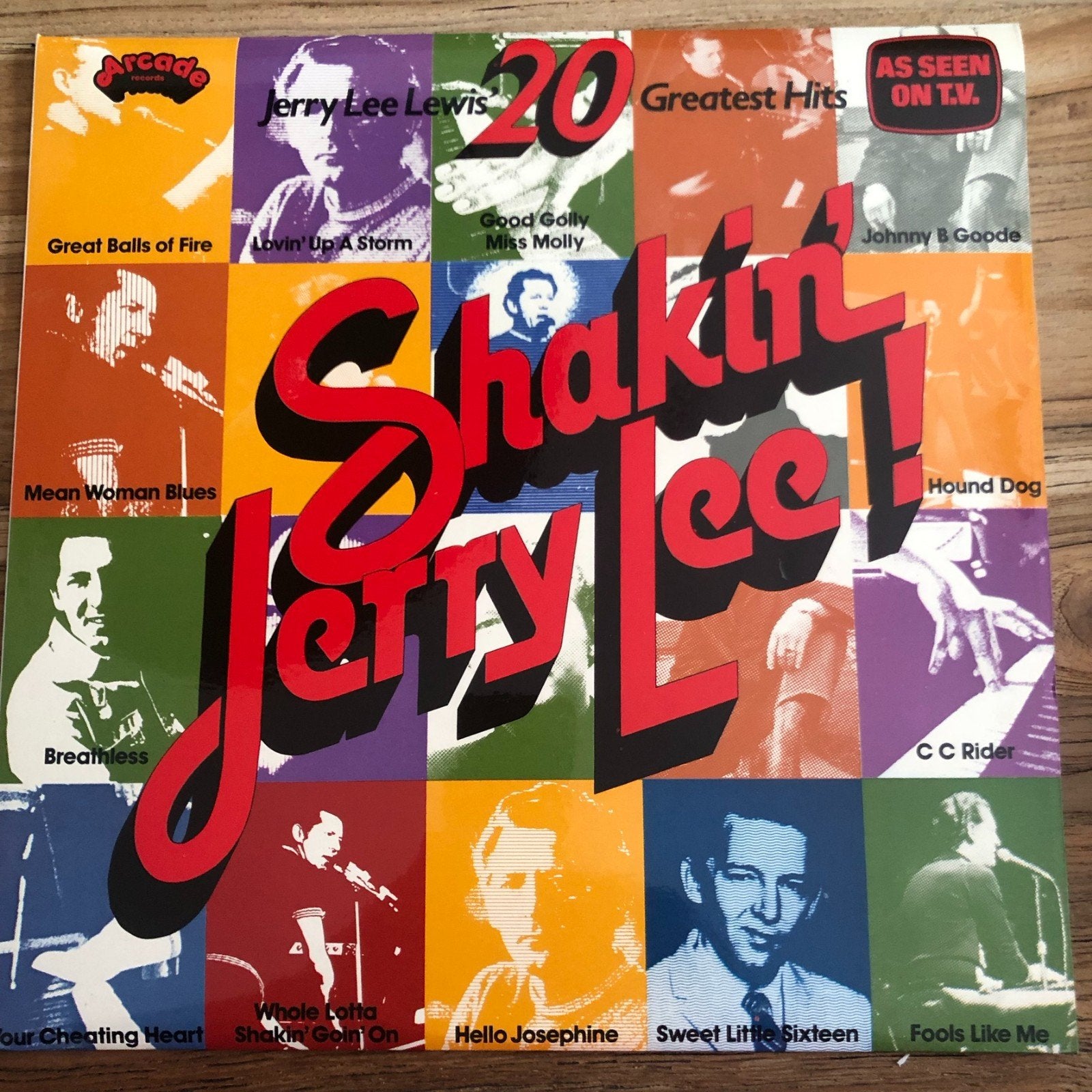 Jerry Lee Lewis - Shakin' Jerry Lee! (20 Greatest Hits) LP, Ophalen of Verzenden, Complilatie, 12 inch, 1970 - 1979