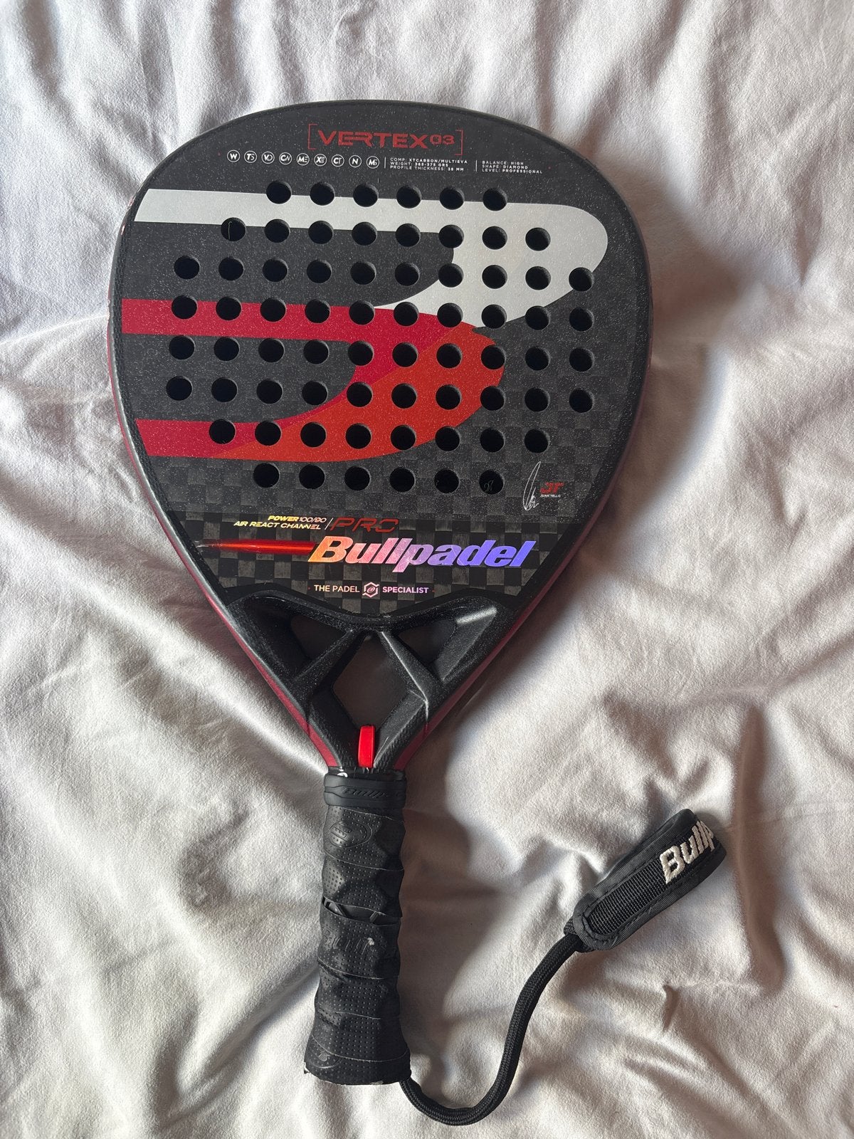 Bullpadel Vertex 03 Padelracket - Gebruikt, Ophalen of Verzenden, Gebruikt