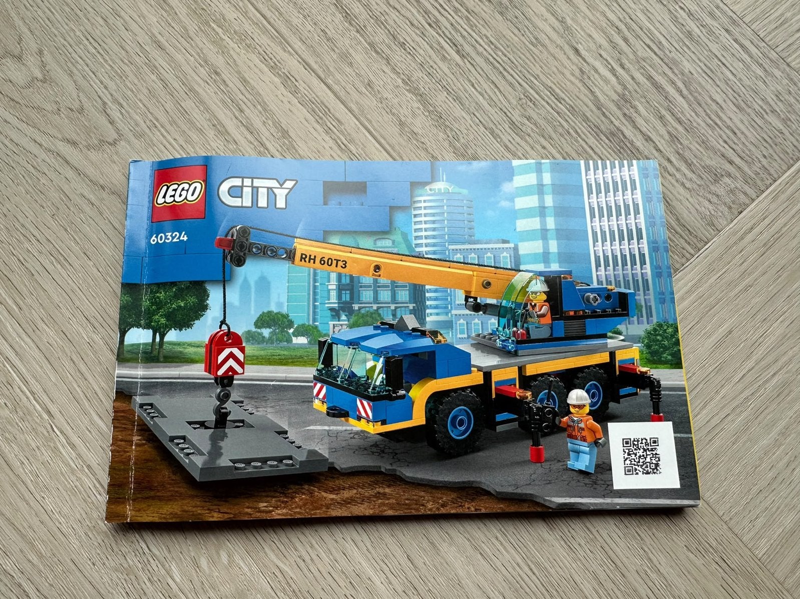 LEGO City Mobiele Kraan 60324 met 2 minifiguren, Ophalen, City, Lego, Zo goed als nieuw